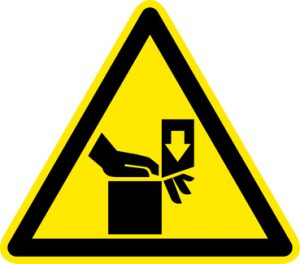Amputation Warning Sign- Workers' Compensation